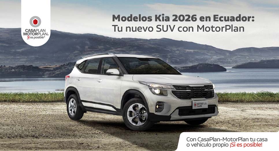 Modelos Kia 2026 en Ecuador: Tu nuevo SUV con MotorPlan